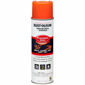 Rust-Oleum Corporation 203026V Rust-Oleum M1600 Solvent-Based -Line Inverted Marking Paint Aerosol, Alert Orange image.