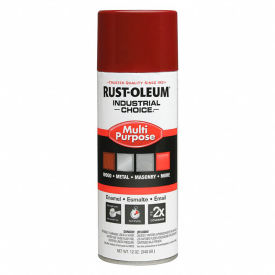Rust-Oleum Corporation 1664830V Rust-Oleum Industrial 1600 System General Purpose Enamel Aerosol, Cherry Red, 12 oz.- 1664830 image.