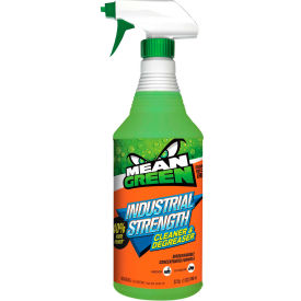Mean Green Industrial Strength Cleaner and Degreaser 32 oz. Trigger Spray 12 Bottles/Pack - MG132