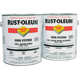 Rust-Oleum Corporation S6582413 Rust-Oleum 6500 System 100 VOC 100 Solids Epoxy Floor Coating, Silver Gray Gallon Can - S6582413 image.