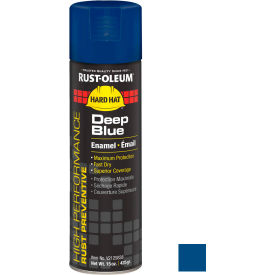 Rust-Oleum Corporation V2125838 Rust-Oleum High Performance V2100 Rust Preventive Enamel Aerosol, Deep Blue, 15 oz. - V2125838 image.