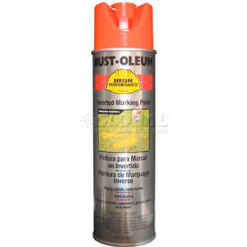 Rust-Oleum V2300 System Inverted Marking Paint Aerosol, Fluorescent Red-Orange - Pkg Qty 6 Rust-Oleum V2300 System Inverted Marking Paint Aerosol, Fluorescent Red-Orange - Pkg Qty 6