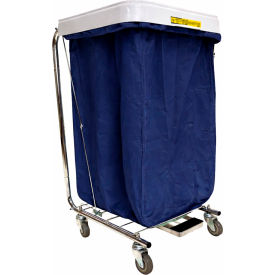 R&B Wire® Reusable Nylon Hamper Bag with Drawstring Navy