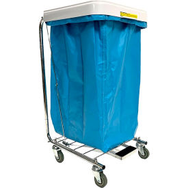 Reusable Antimicrobial Hamper Bag, Blue view 2