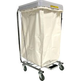Reusable Antimicrobial Hamper Bag, White view 2