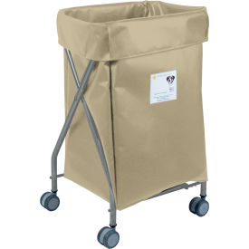 R&B Wire® Replacement Vinyl Bag For 655 Wide Collapsible Hamper Beige