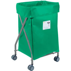 R&B Wire® Replacement Vinyl Bag For 655 Wide Collapsible Hamper Forest Green