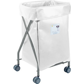 R&B Wire® Replacement Vinyl Bag For 655 Wide Collapsible Hamper White