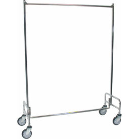 R&B WIRE PRODUCTS INC 703 R&B Wire Products Single Garment Rack, 36", Steel, Chrome Finish image.