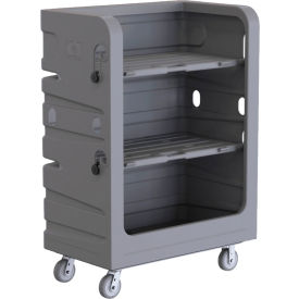 Heavy Duty Turnabout Truck, 48 Cu. Ft., Gray view 2