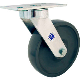 RWM Casters 48-GTB-0620-S-42ST RWM Casters 6" GT Wheel with Optional Mounting Plate Swivel Caster - 48-GTB-0620-S-42ST image.