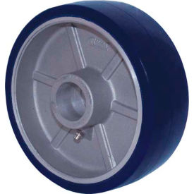 RWM Casters UAR-0620-08 RWM Casters 6" x 2" Urethane on Aluminum Wheel with Roller Bearing for 1/2" Axle - UAR-0620-08 image.
