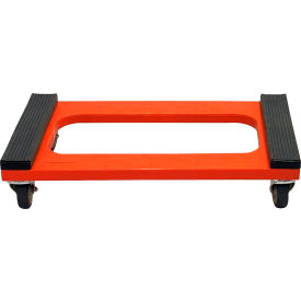 R.W. Rogers Plastic Open Deck Dolly Kit 18W x 30L 1200 lb. Capacity Orange 