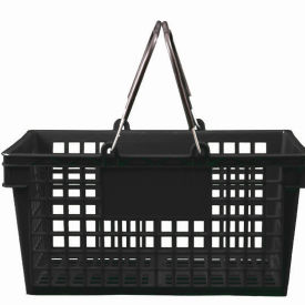 R.W. Rogers Classic Grocery Basket 23 Liter Capacity Black 