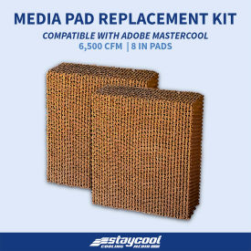 Cooling Media For 6500 CFM Evaporative Cooler, 40"W x 8"D x 28"H view 2