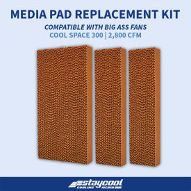Staycool Cooling Media Set For Coolspace 300 Portable Evaporative Cooler 24"W x 30"H x 8"D 