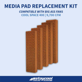 Staycool Cooling Media Set For Coolspace 400 Portable Evaporative Cooler 60"W x 48"H x 8"D 