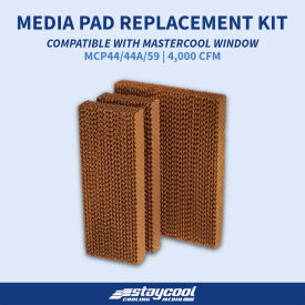 Staycool Cooling Media For Mastercool MCP44/44A/59 Window Evaporative Cooler 24"W x 35"H x 2"D 