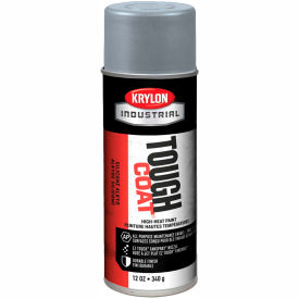Krylon Industrial Tough Coat High-Heat Paint Aluminum - A00324 - Pkg Qty 12 Krylon Industrial Tough Coat High-Heat Paint Aluminum - A00324 - Pkg Qty 12