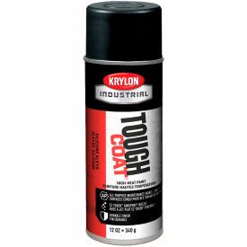 Krylon Industrial Tough Coat High-Heat Paint Black - A00332 - Pkg Qty 12 Krylon Industrial Tough Coat High-Heat Paint Black - A00332 - Pkg Qty 12
