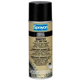 Krylon Products Group-Sherwin-Williams SC0727000 Sprayon LU727 High-Performance Wet Lubricant, 9.25 oz. Aerosol Can - SC0727000 image.