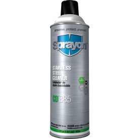 Krylon Products Group-Sherwin-Williams SC0885000 Sprayon CD885 Stainless Steel Cleaner, 17 oz. Aerosol Can - SC0885000 image.