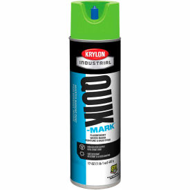 Krylon Products Group-Sherwin-Williams A03630004 Krylon Industrial Quik-Mark Wb Inverted Marking Paint Fluor. Safety Green - A03630004 image.