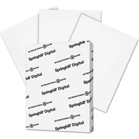 Springhill 15300 Springhill® Digital Index White Card Stock 15300, 110 lbs, 8-1/2" x 11", White, 250/Pack image.