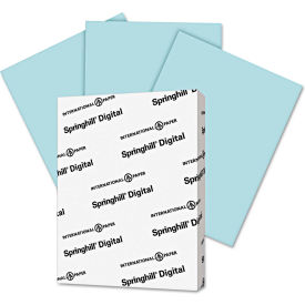 Springhill® Digital Index Color Card Stock 25100 8-1/2"" x 11"" Blue 250/Pack