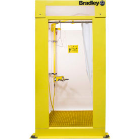 Bradley Indoor Enclosed Safety Shower with Tepid Water Inlet Bradley Indoor Enclosed Safety Shower with Tepid Water Inlet