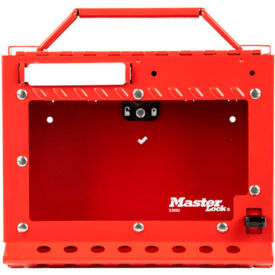 Master Lock Company S3650 Master Lock® S3650 Group Lock Box, Wall Mounted, Red image.
