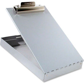 Saunders Mfg 11017 Saunders Redi-Rite Aluminum Storage Clipboard, 8-1/2" x 12", Silver image.