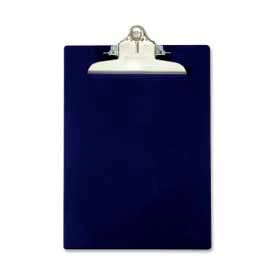 Saunders Recycled Plastic Clipboard with Antimicrobial Protection 8-1/2"" x 12"" Blue