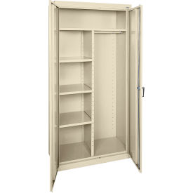 Sandusky® Classic All-Welded Combination Storage Cabinet 36"W x 18"D x 72"H Putty 