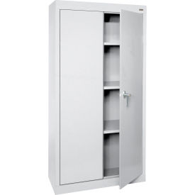 Sandusky® Value Line Storage Cabinet 30""W x 18""D x 66""H Dove Gray All-Welded