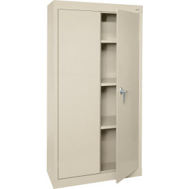 Sandusky® Value Line Storage Cabinet 30""W x 18""D x 66""H Putty All-Welded