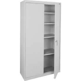 Sandusky® Value Line Storage Cabinet 36""W x 18""D x 72""H Dove Gray All-Welded