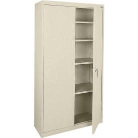 Sandusky® Value Line Storage Cabinet 36""W x 18""D x 72""H Putty All-Welded