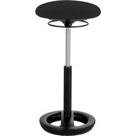 Safco Products 3001BL Safco® Twixt™ Active Seating Stool - 22-32"H - Black image.