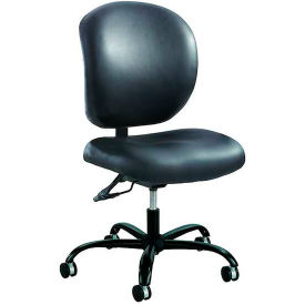 Safco Products 3391BV Safco® Alday™ 24/7 Task Chair, Black Vinyl image.