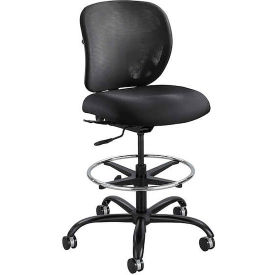 Safco Products 3394BV Safco® Vue™ Heavy Duty Stool - Vinyl - Black image.
