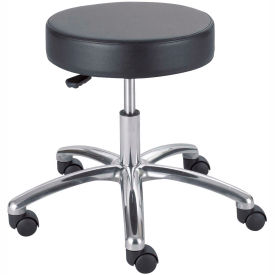 Safco Products 3431BL Safco® Lab Stool - Vinyl - Pneumatic - 22"H - Black image.