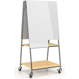 Safco Products 3909GR Safco® Learn Mobile Whiteboard, 30"W x 64"H, Gray image.