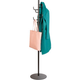 Safco® Hook Head Coat Rack 15"D x 15"W x 68"H Black
