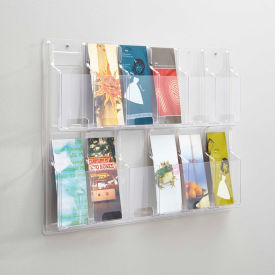 Safco Products 5604CL Reveal™ 12 Pamphlet Display image.