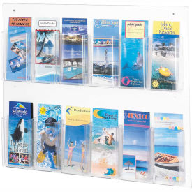 Safco Products 5671CL See-Thru 12 Pamphlet Display image.
