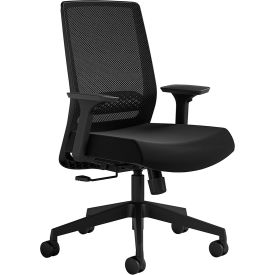 Safco® Medina™ Basic Task Chair High Back 18"" - 22""H Seat Black