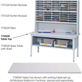 Mailroom Table Top (Table Frame Sold Separately)