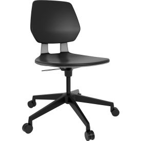 Safco® Commute Task Chair Low Back 18-1/4"" - 22-1/4""H Seat Black
