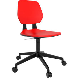 Safco® Commute Task Chair Low Back 18-1/4"" - 22-1/4""H Seat Red